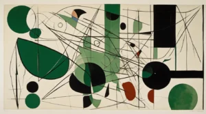 Knowledge graph: red abstracta de puntos y arcos de conocimiento